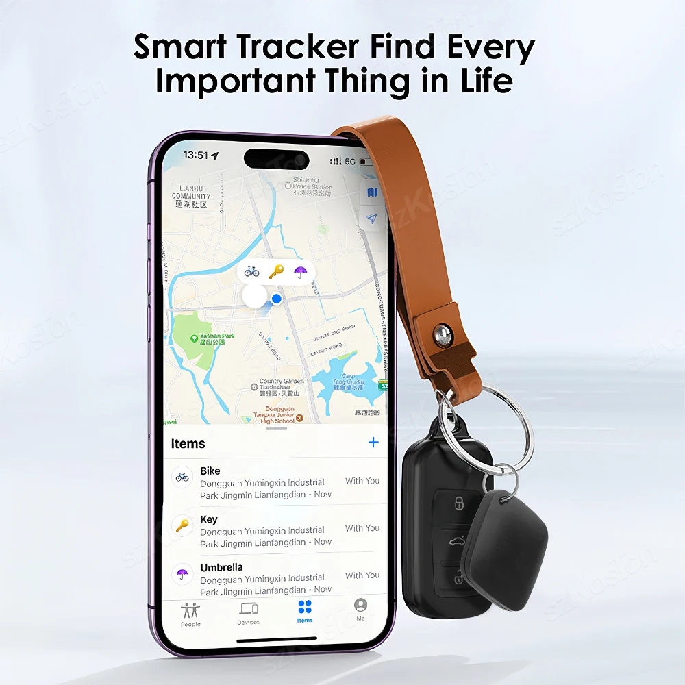 Smart Tag Bluetooth-compatible Pet GPS Tracker Mini Anti-loss Tracking Device for Wallet Kid Dog Key Finder Only IOS Find My App