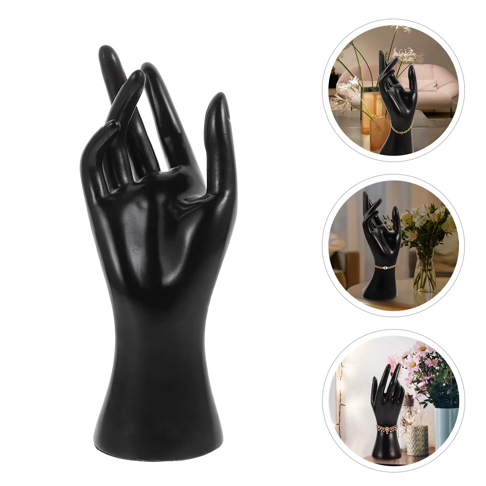 

1Pcs Hand Shaped Jewelry Holder Plastic Display Stand Bracelet Ring Storage Organizer Display Rack for Home Shop Jewelry