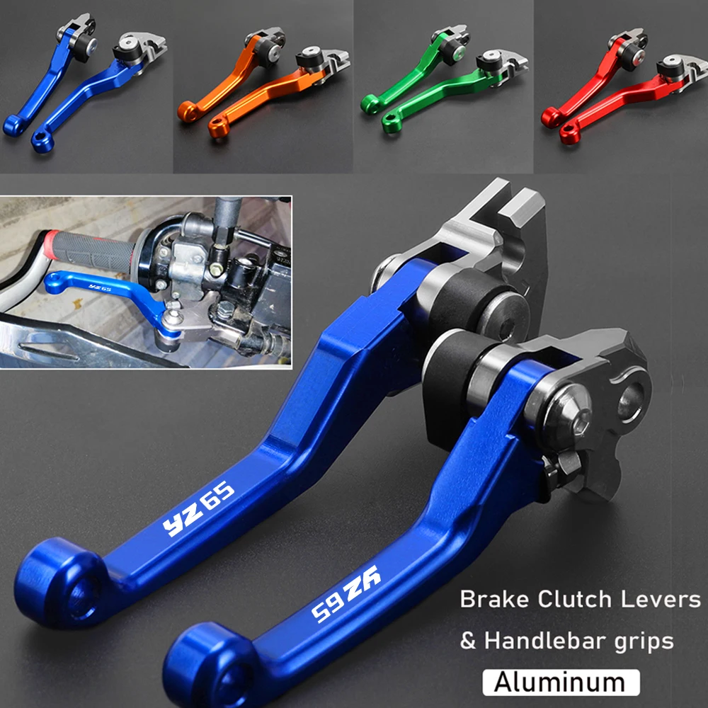 

For yamaha YZ65 YZ 65 2018 Motorcoss Pivot Clutch Brake Levers CNC Dirt Bike Lever Handle Grips YZ65 2018 Motorcycle Accessories