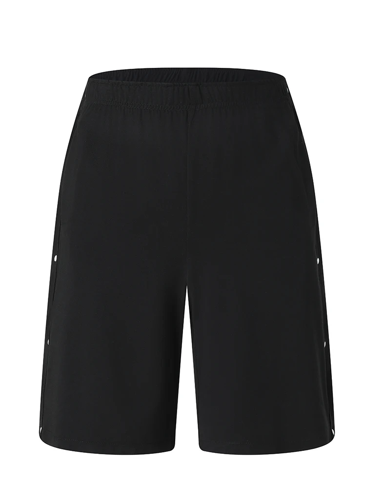 Celana Pendek Snap-Open Uniseks dengan Sorona & Serat Bubur Bambu, Antibakteri Pelindung Matahari, Pendinginan Cepat Kering untuk Musim Panas