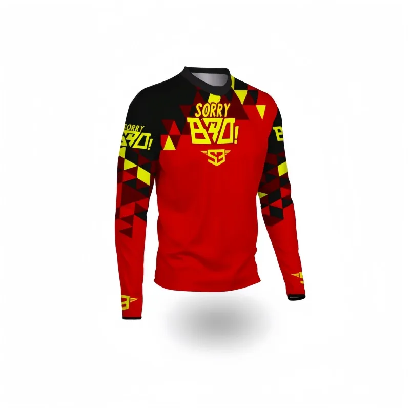 2025年秋 ベストセラー 3Dプリント バイクシャツ 通気性 速乾 長袖Tシャツ ライダー向け アウトドアライディング用