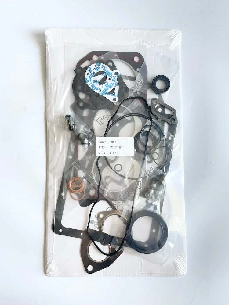 

3D84-1 3D84-1GA Overhaul Full Gasket Set With Cylinder Head Gasket For Komatsu Excavator PC30-6 PC38UU-1 PW20 PW30