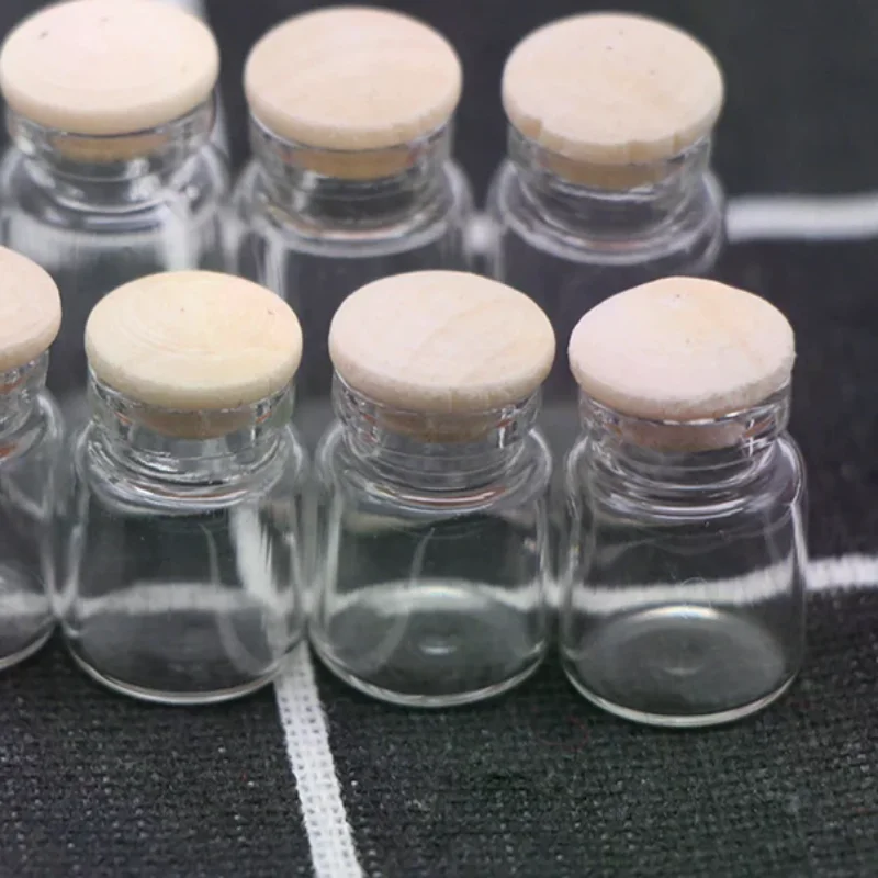 4 stks/set Poppenhuis Mini Snoeppot Keuken Voedsel Speelscène Transparante Opslagpot