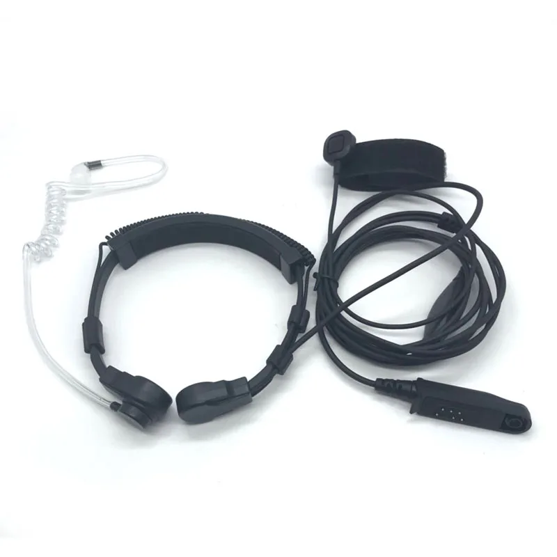 

BAOFENG UV-9R Plus Pro Flexible Throat Microphone Finger PTT Mic Earpiece Air Tube Headset for UV-XR A-58 GT-3WP Walkie Talkie