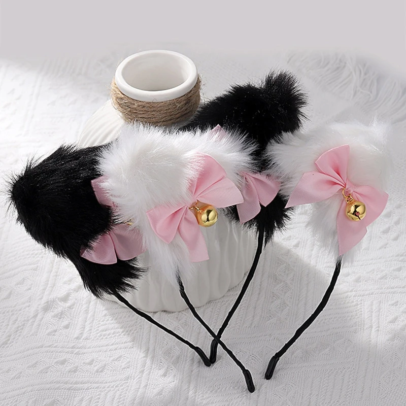 Adult Children Cartoon Ears Shape Headband Multi Color Carnival Hair Hoop