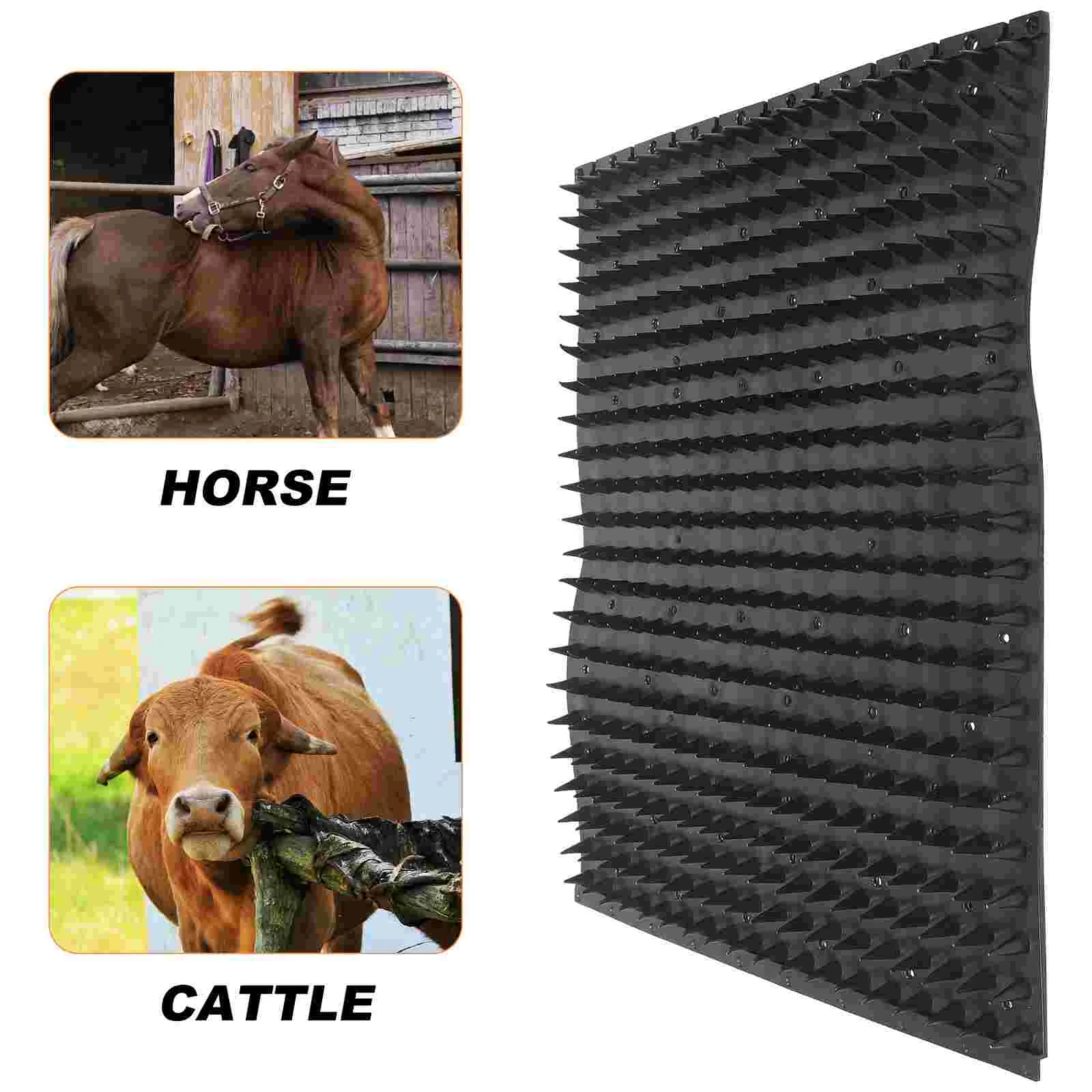 Cow Body Brushing and Itch Auxiliary Tool Scrubber Mat Cattle Scratcher Farm Supplies