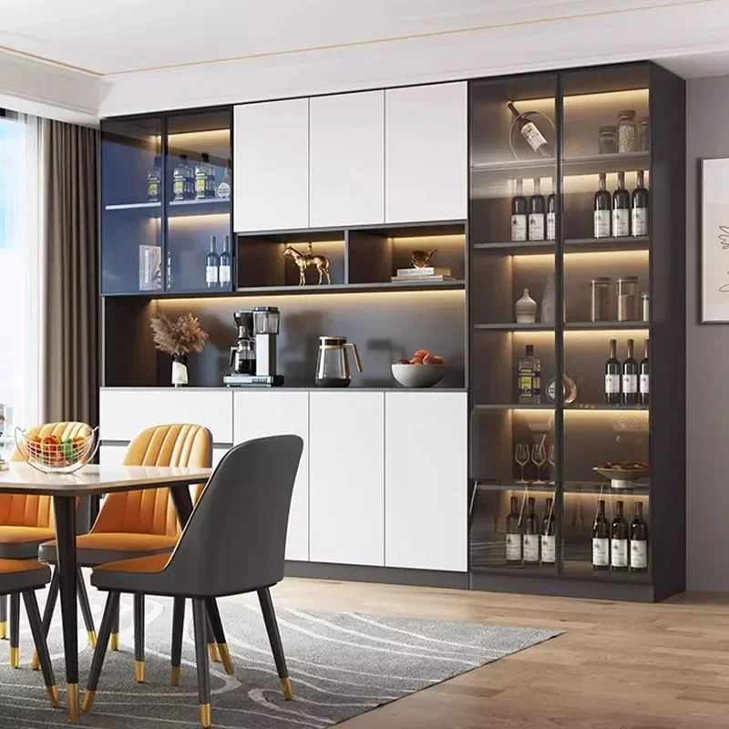 Armadietto da bar di lusso in metallo, decorazione per vino, bevande, scaffali portatili moderni per la casa, camera, liqu, vetrina, frigorifero, whisky