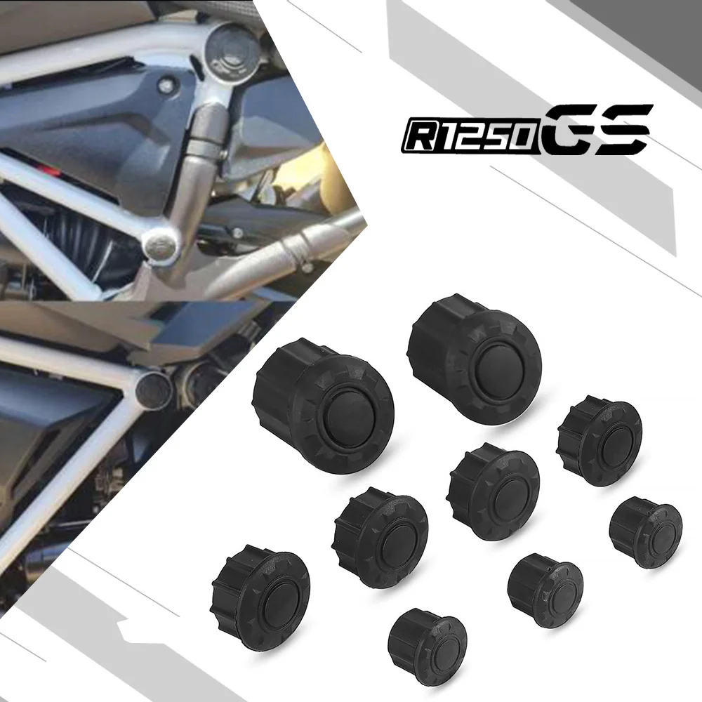 

R1250GS LC R1250GS R1200GS Adventure ADV 2013- 2024 2025 Motorcycle for BMW Frame Hole Cover Caps Plug Decorative Frame Cap Set