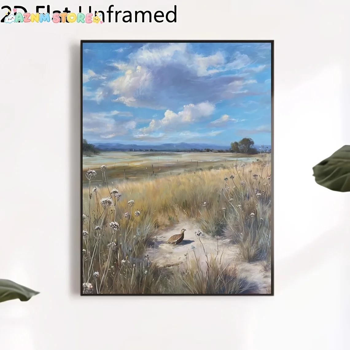 2027,1pc, No Frame, Multi-Size, Frameless, Northern Quail Oil Painting Print, Poster Or Canvas Painting, Fun Hunting on Highl