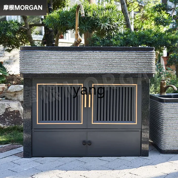 LZR granite villa garden sink integrated sink laundry table