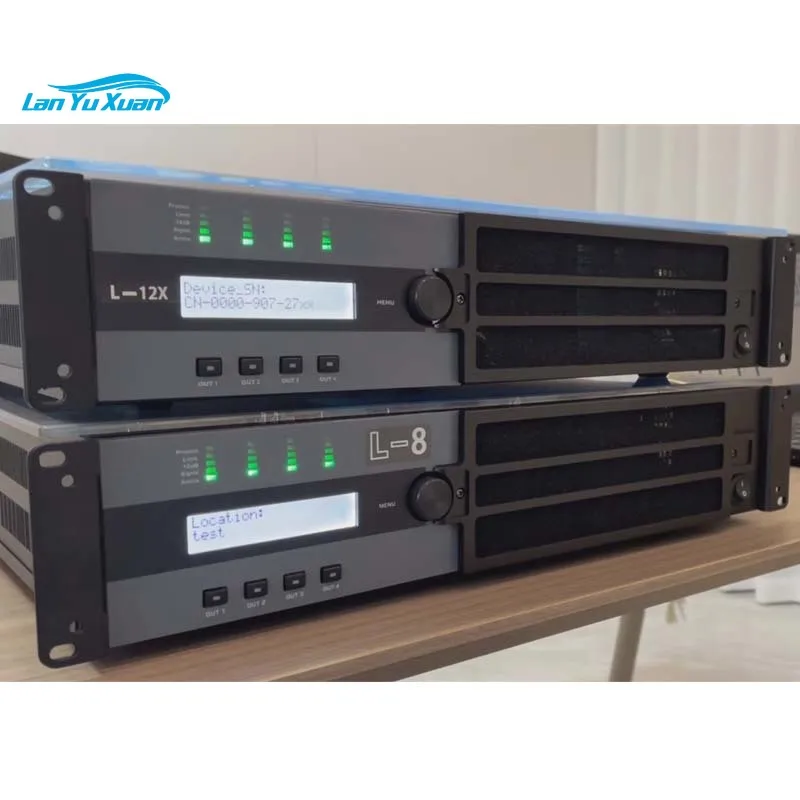 

4 Channel 2200W 4000W La 12X Amplifier Stage Audio High Power Amplifier for Low Pass