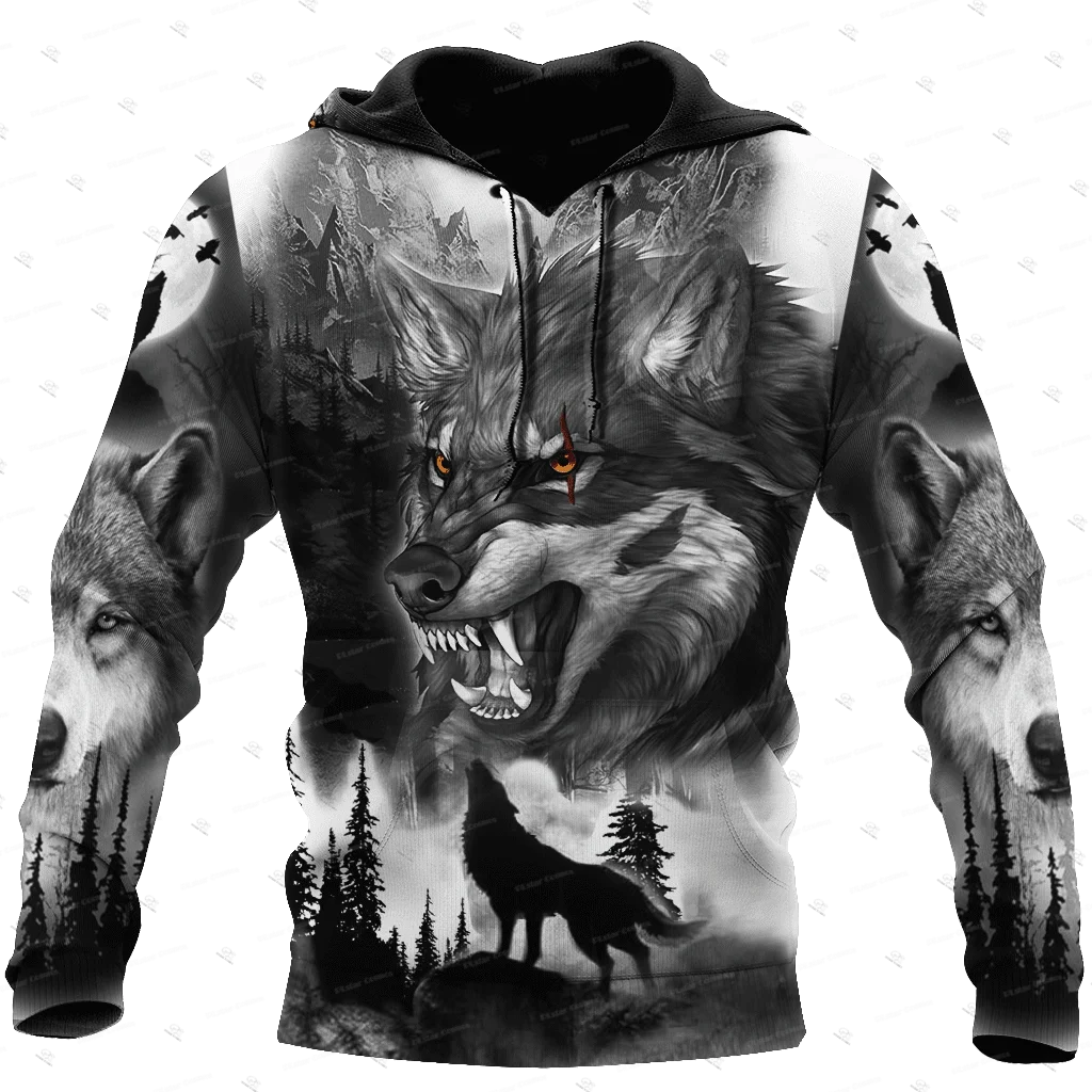 

Новая мода животное волк фенрир татуировка винтаж ретро 3D принт пуловер в стиле Харадзюку уличная одежда Harajuku повседневные забавные толстовки куртка 27