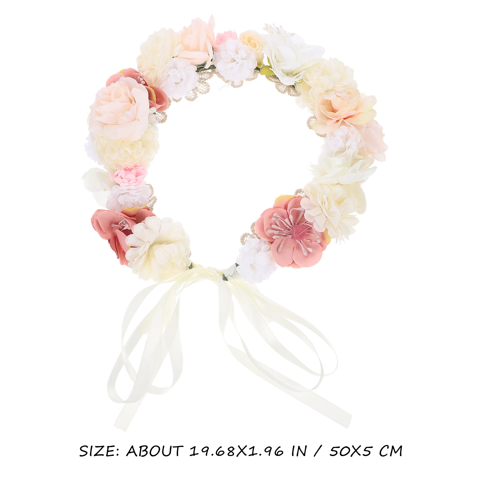 

Цветочная повязка на голову, свадебные волосы, женские ленты, обруч, повязки на голову, аксессуары для невесты, корейские