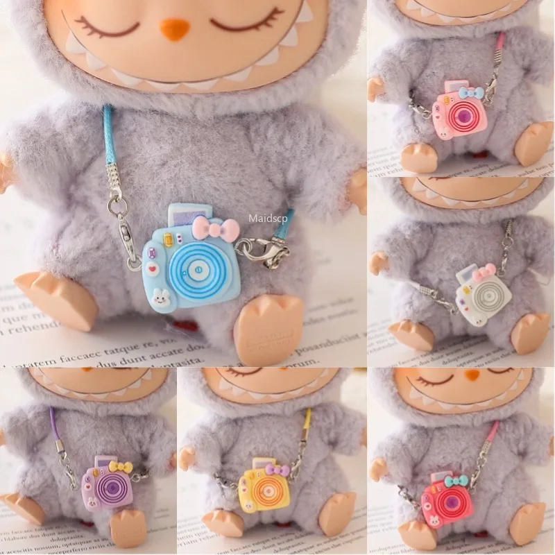 

1pcs Mini DIY Dollhouse Camera Model for 17cm Labubu Plush Idol Doll's DIY Accessories
