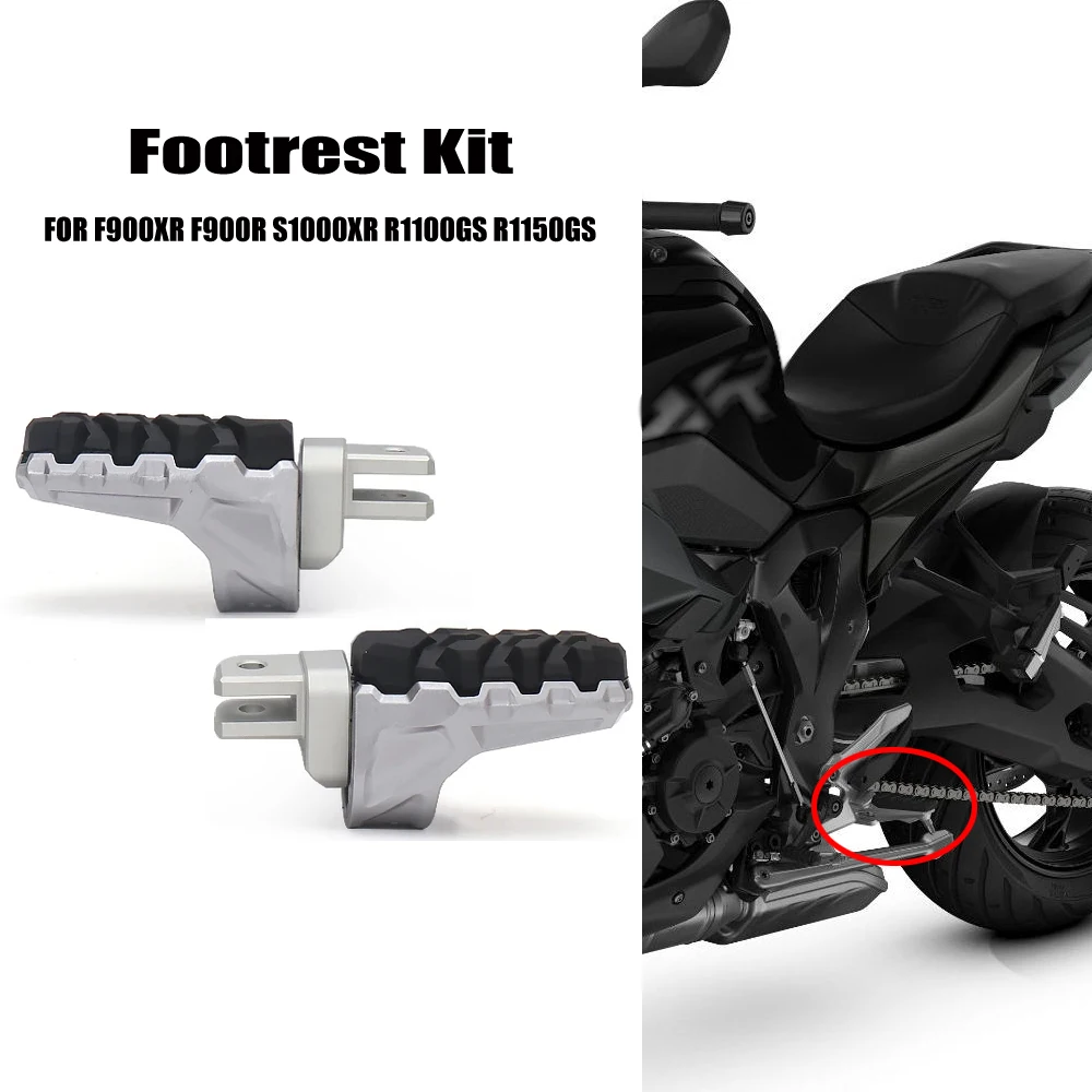 

Motorcycle F900XR F900R F 900 R XR 2019-2024 Foot Pegs Pedals Footrest Mount Kit For BMW R1150GS Adventure R1100GS S1000XR