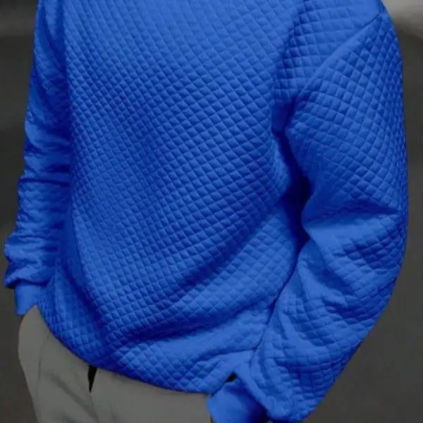 

Men's Knitted Sweater Thiened Coolmax Fiber Ciwalk Collar Nine Sve Brand Emblem Knwear New Arrival