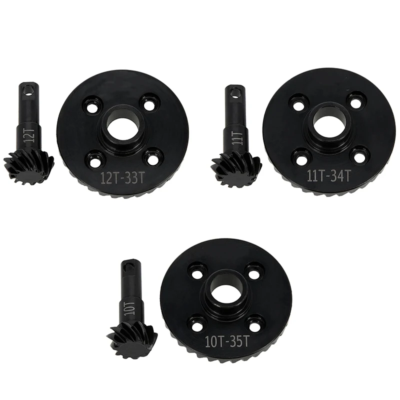 

1 set Steel Diff Gear Overdrive Underdrive Differential Axle Helical Ring/Pinion Gears for TRX4 TRX6 Upgrade Parts