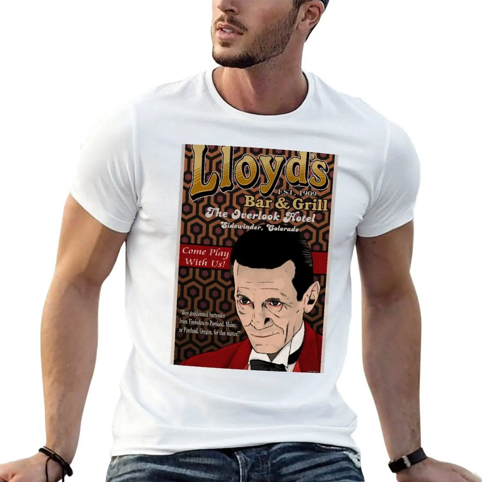 Lloyd's Bar and Grill T-Shirt vintage graphic tee anime stuff oversized t shirts for men