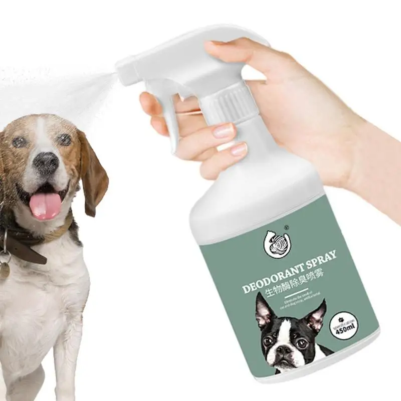 450ml Natural Dog Deodorant Spray Lasting Fragrance Perfume Cats Urine Deodorizer For Bathroom Kitchen Fabric And Closet