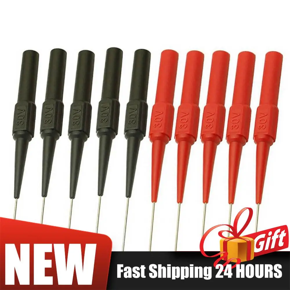 0.7MM Insulation Piercing Needle Non-destructive 10pcs Multimeter Test Probes Multimeter Test Probes Measuring Device Car Tool