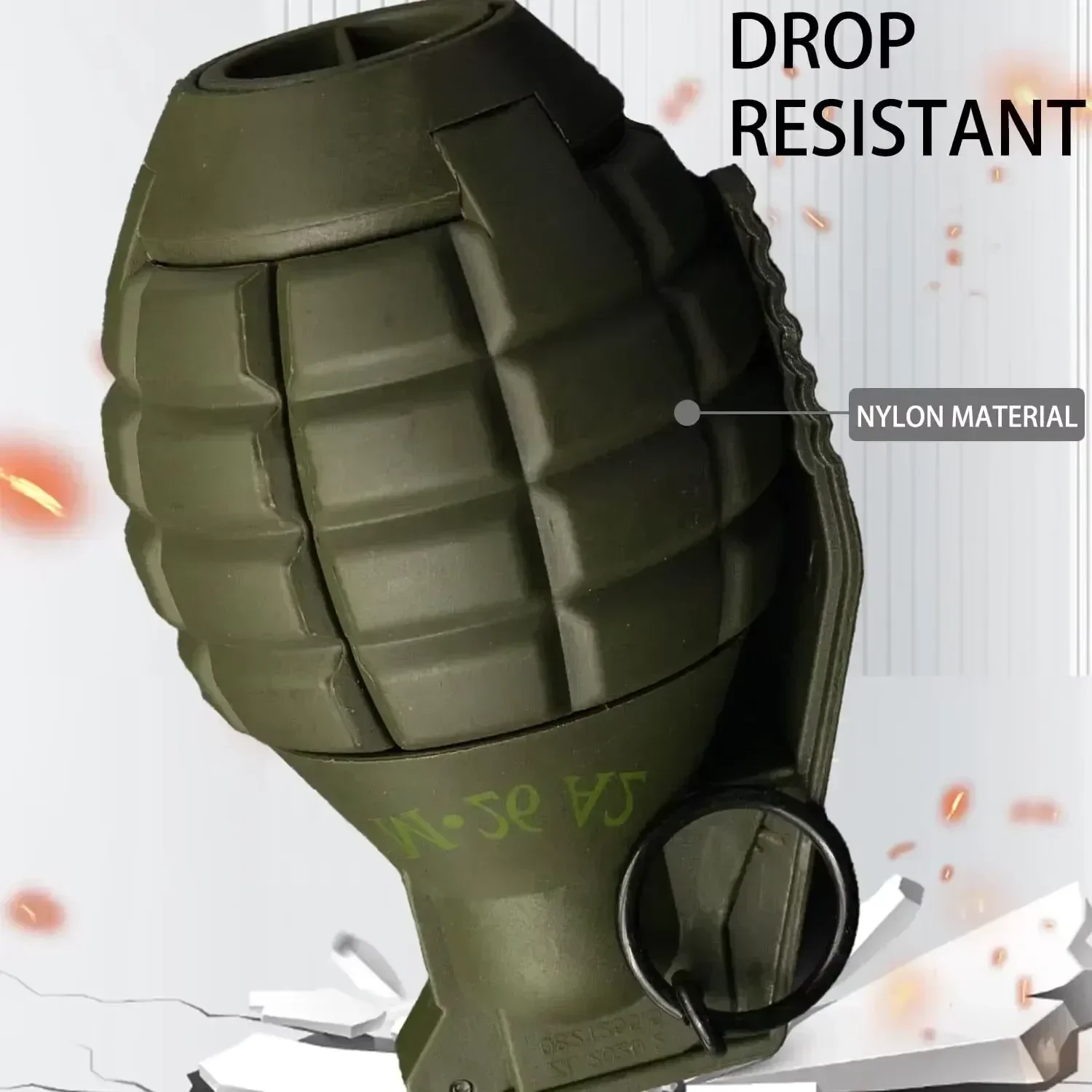 Toys Model Toy Spring Powered Impact Battle Games Tactcial Airsoft Paintball Tactical Refillable Grenade Toy  CS Hand Grenades