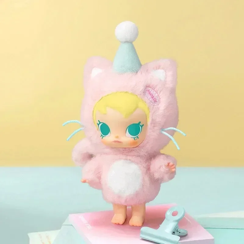 POP MART Baby Molly Pocket Friends Ciondolo in peluche in vinile Scatola cieca Anime Action Figure Giocattolo a sorpresa Borsa per indovinare