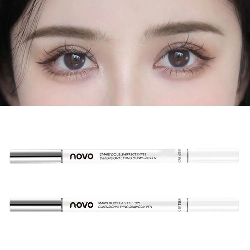 Eye Liner Pen  Beautiful Long Lasting Fine Nib  Quick Shaping Lying Silkworm Pen Girls Supply