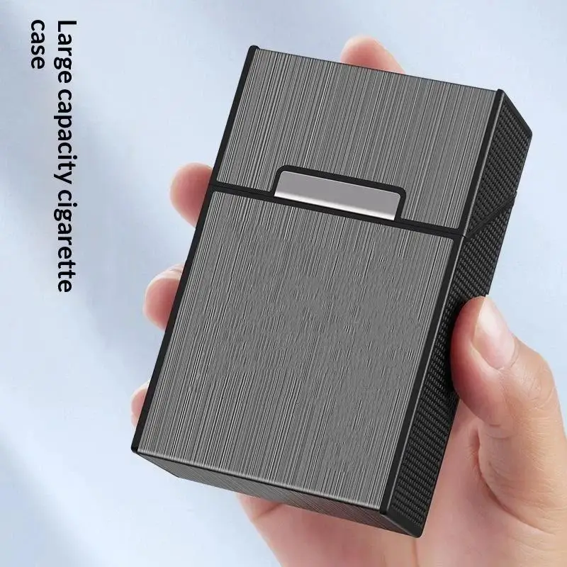 Metal Cigarette Case, 20 Cigarette Capacity Portable Storage Holder For Daily Commute Travel Outdoor Daily Carrying Accessories view 5