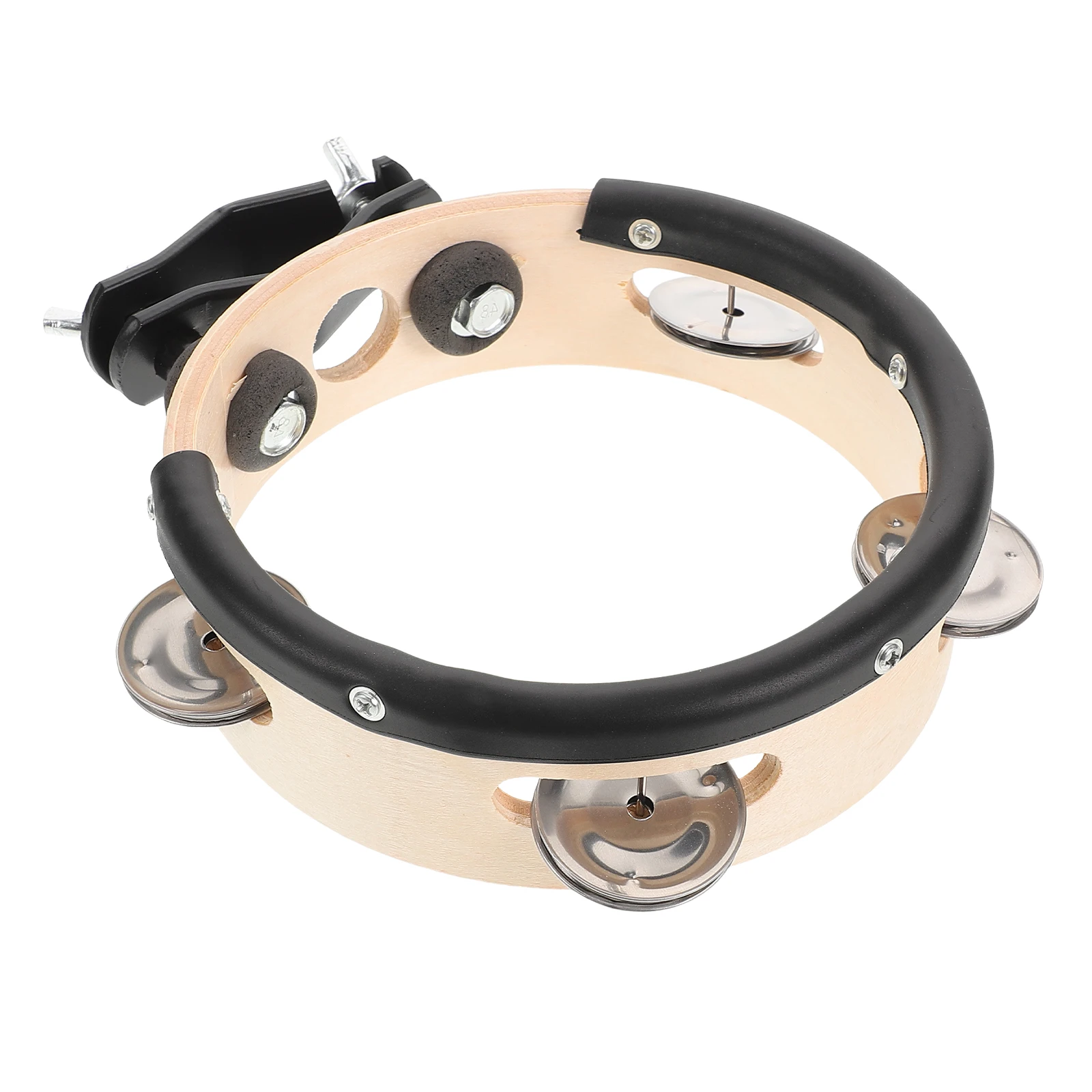 

Musical Instrument Hi-hat Bell Child Tambourine for Kids Wooden Tambourines Drum Hihat