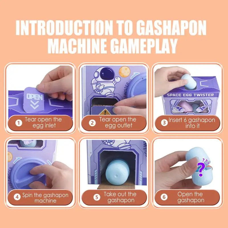 Claw Machine for Kids Children Fun Egg Twisting Machine Toys Capsule Surprise Gift Christmas Toy for Kids Christmas Doll Machine