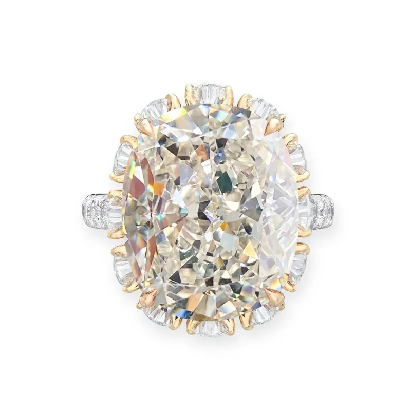 Wholesale Forever Ring Promise Order 925 Silver Diamond CZ Wedding Ring Suitable for Women to Wear Party Jewelry Ring