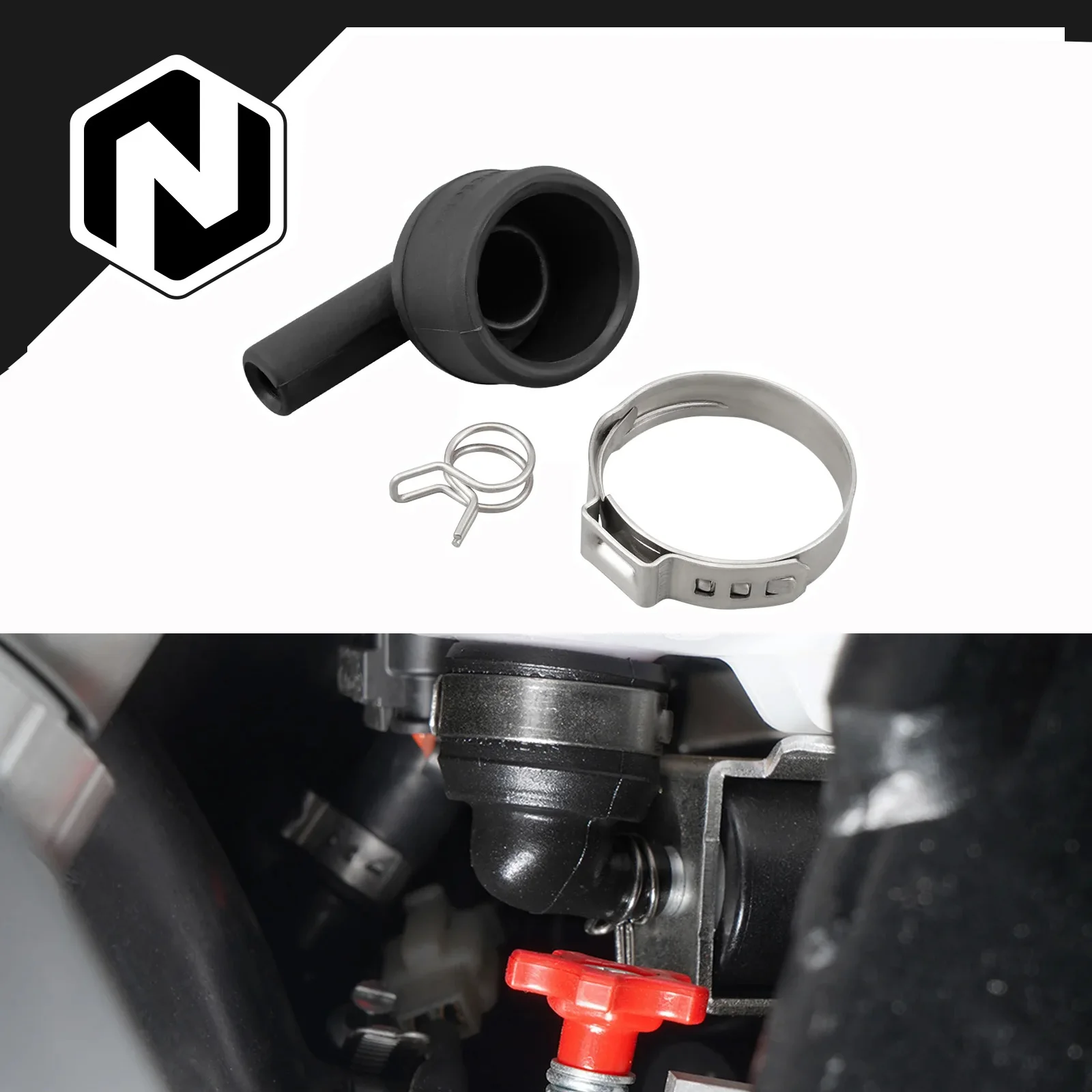 Pieza angular de fluororubber para tanque de aceite, para KTM TPI 300 150 200 250 EXC XCW XC 2020-2022 150 250 300 EXC XCW 2023 para Gas Husqvarna