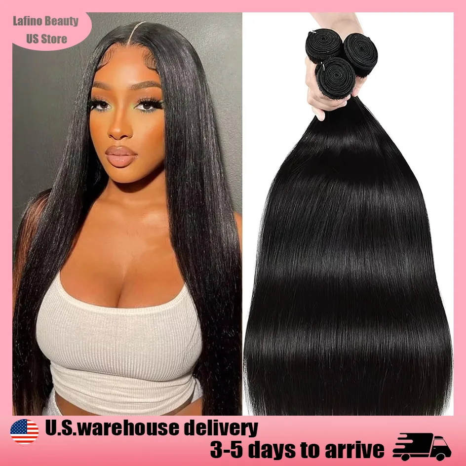 

Lafino пучки необработанных волос, прямые человеческие волосы, парики, прямые пучки человеческих волос, натуральный черный парик, человеческие волосы, бразильские волосы