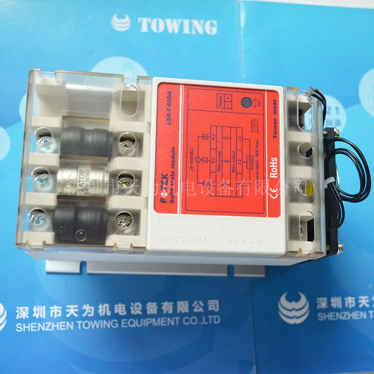 【 Authentic - One-year Warranty 】 LSR-F-60DA+reinforced Heat Dissipation Solid-state Module Taiwan Yangming FOTEK