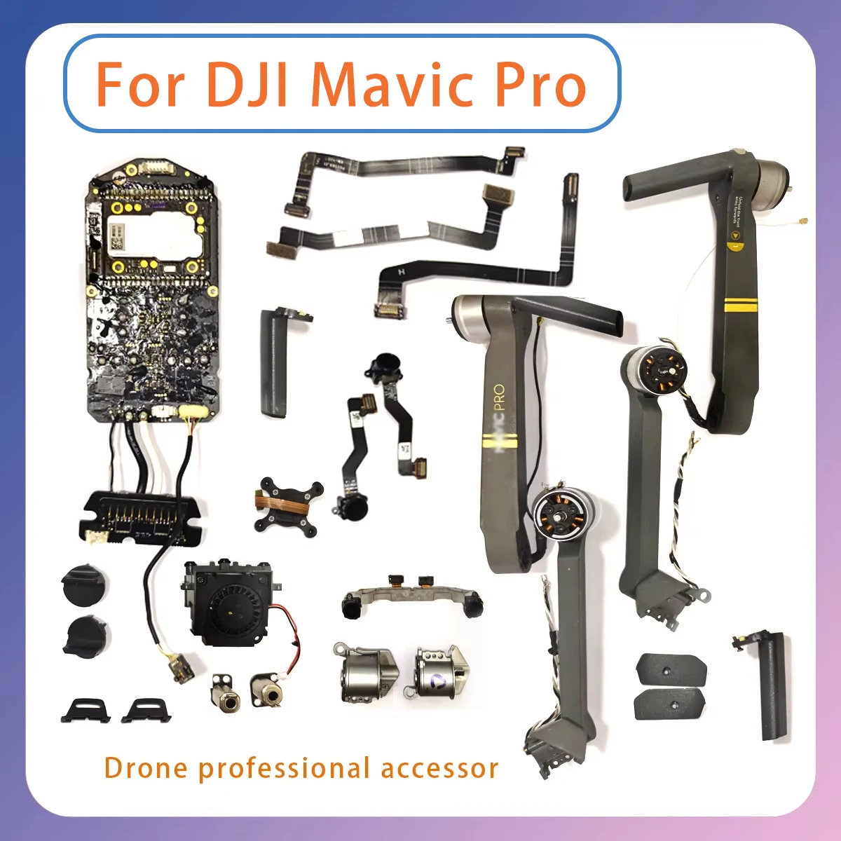 Original Mavic Pro Platinum Edition Drone Arm ESC módulo WiFi Cable de visión frontal soporte de husillo para piezas de mantenimiento de aviones DJ