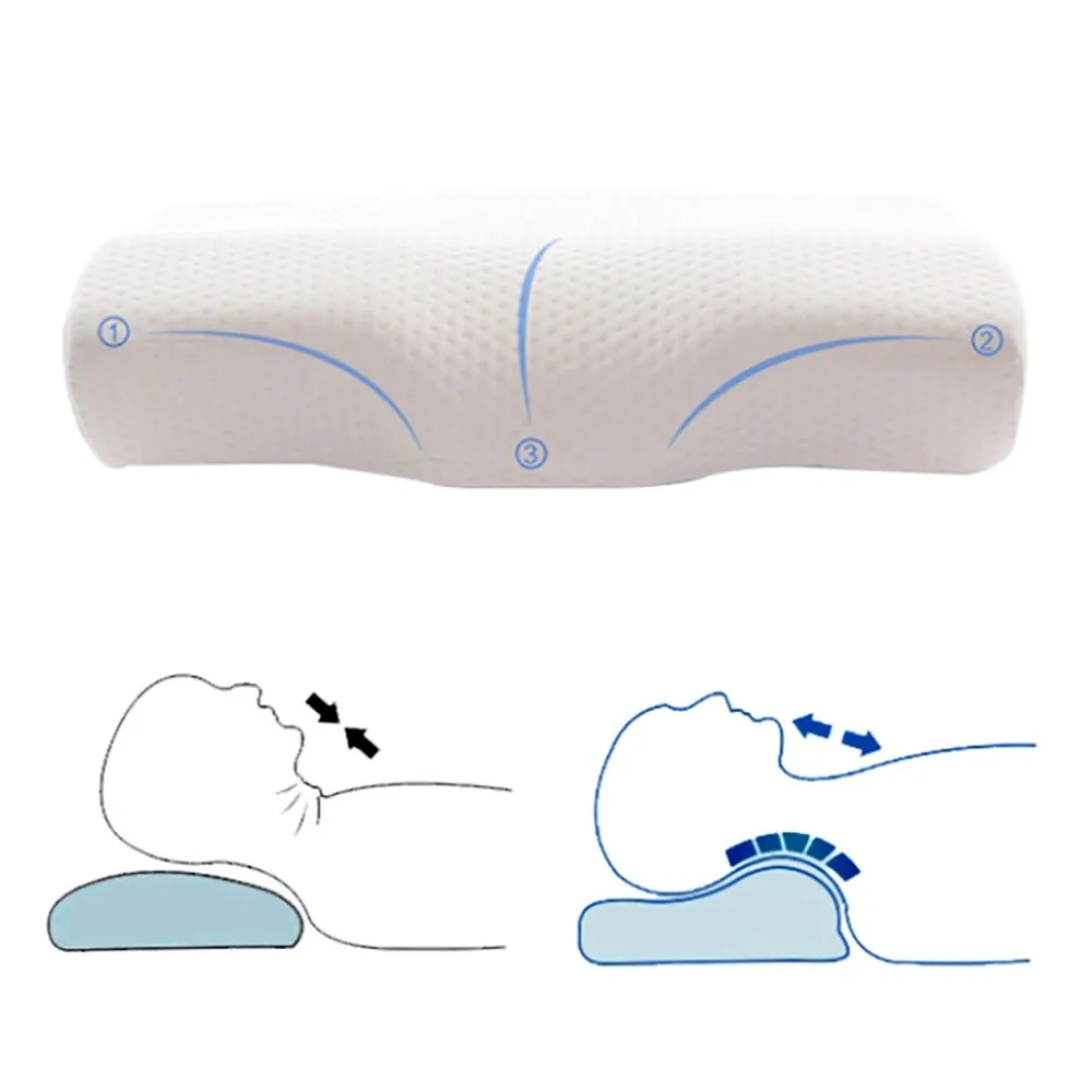 Butterfly Memory Pillow Slow Recovery Cervical Spine Protection Neck Memory Foam Pillowcase