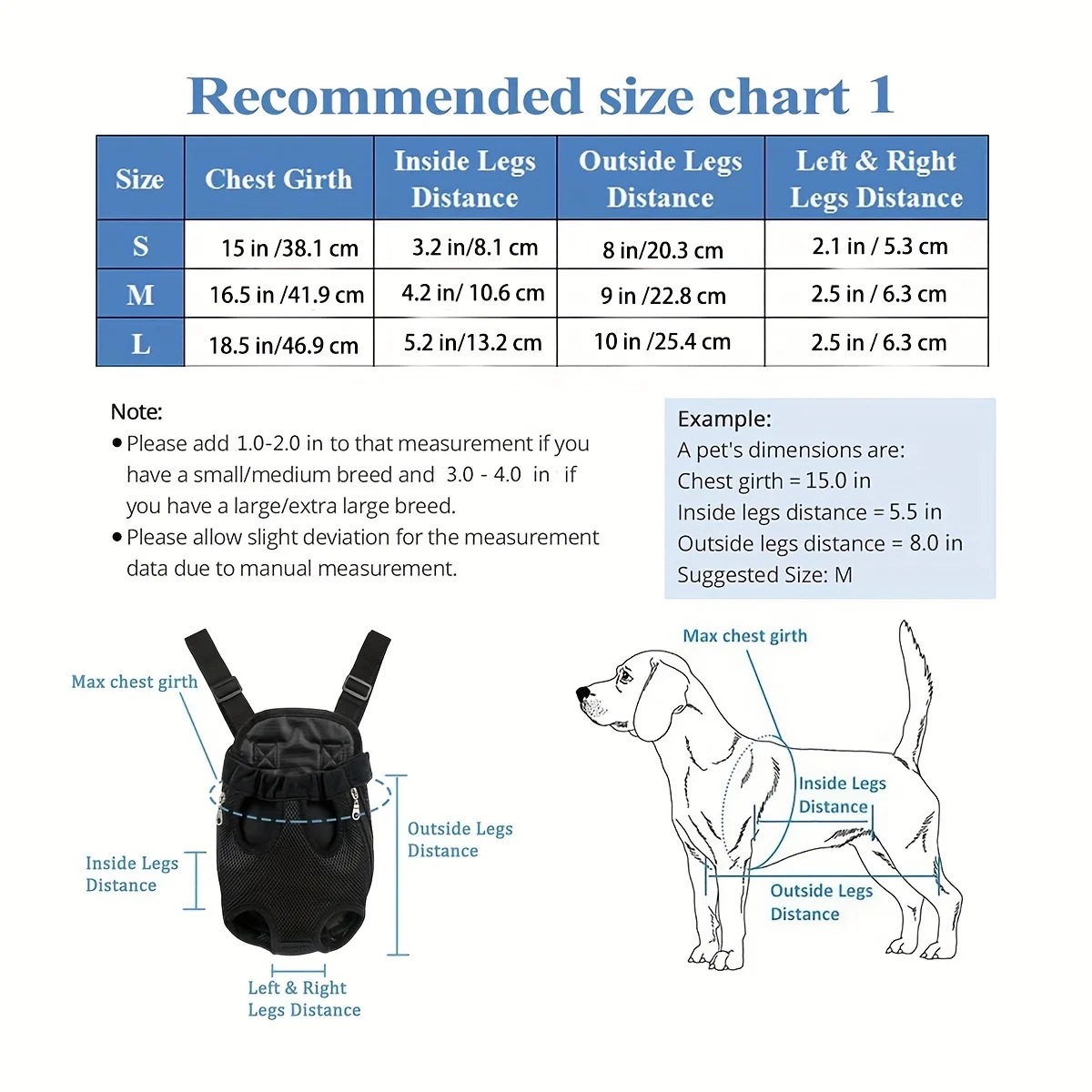 1pc, Breathable Mesh  Backpack, Front-Facing Legs Out Design, Adjustable Hands-Free Dog & Cat Travel Pouch, For Easy Outdoor Wal