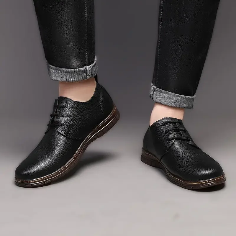 Loafers Man Casual Shoe Dress Shoes Formal Business Leather Men Cowhide High Quality Fashion Summer Sale Low Price New In Social