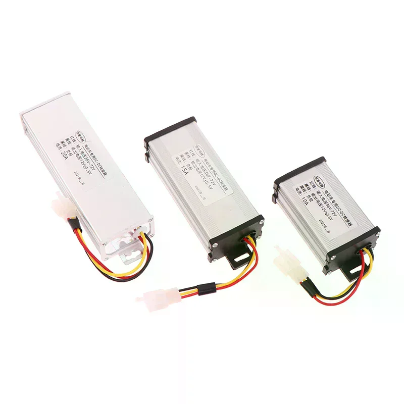 1Pcs DC 36/48/60/72V to 12V 10A 15A 20A 180W Electric Vehicle DC Converter Electric Power Transformer