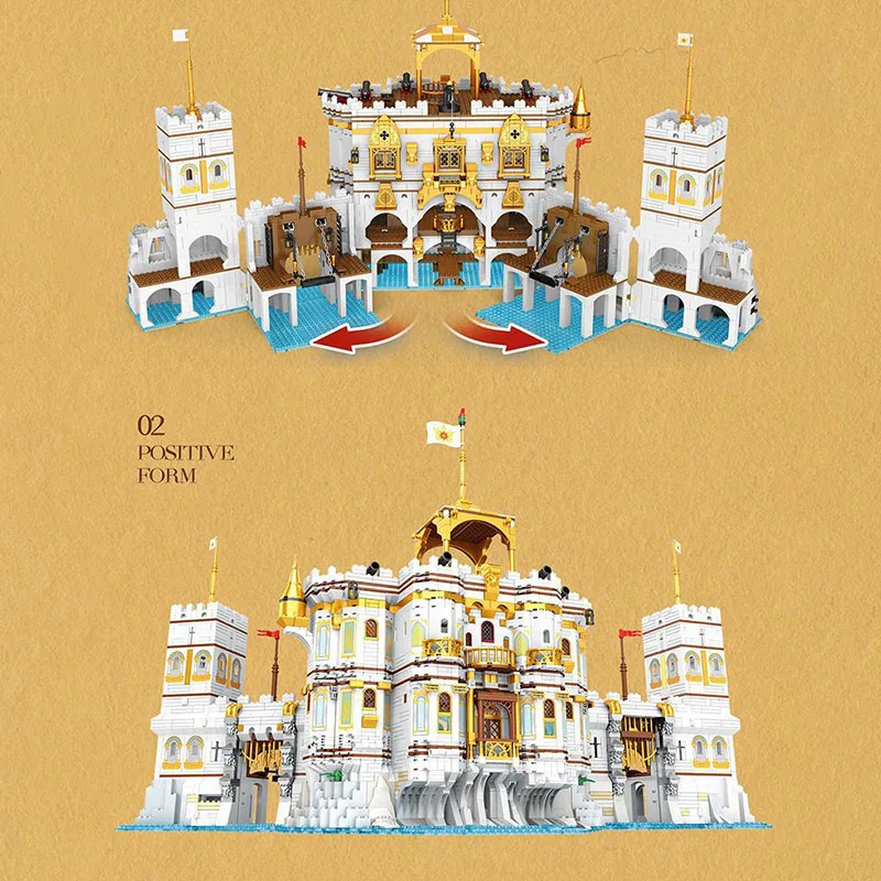 Reobrix-décennie s de construction modulaires Street View Series, Le modèle Royal Bay, Bricolage, Petits jouets pour parents, Cadeau pour garçons, 66013 pièces, 4168