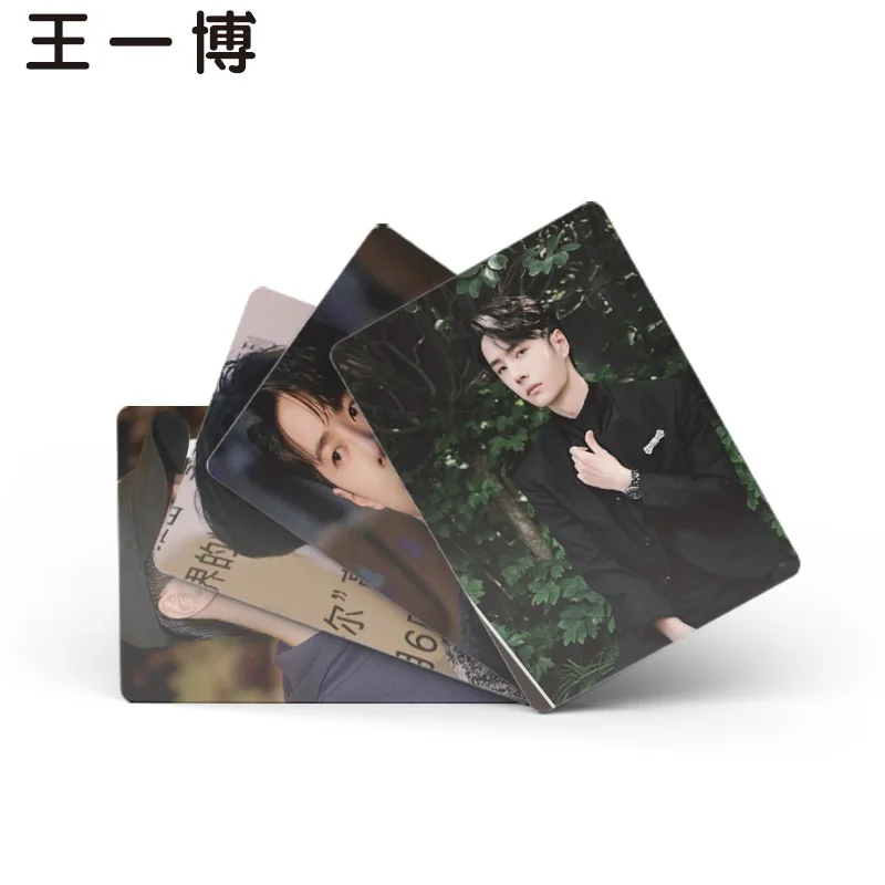 50Pcs/Set Wang Yibo, Xiao Zhan Laser Lomo Card Star Figure Photocard Fans Collection Gift