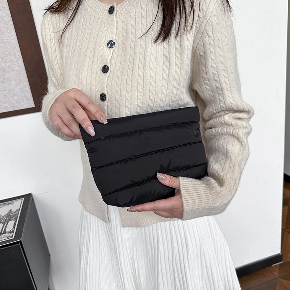 حقيبة مستحضرات التجميل العصرية للنساء للسفر وفرش المكياج ومقبض تخزين لفرش المكياج وأحمر الشفاه والإكسسوارات الإلكترونية #6