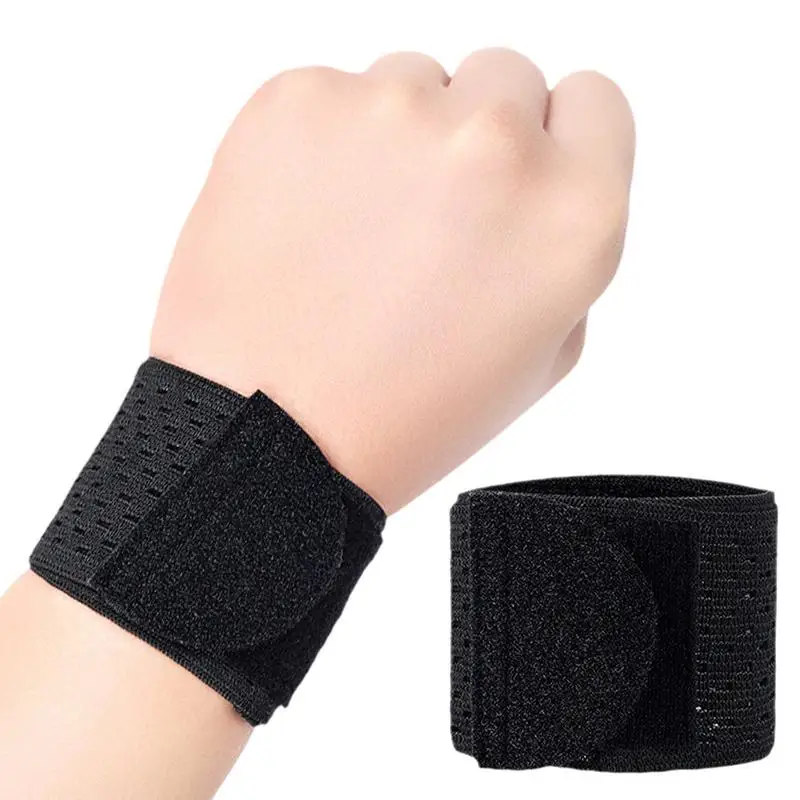 

Sport Compression Wrist Brace Thin Breathable Adjustable Hand Wrap Support Wrist Sweatband Basketball Badminton Tennis