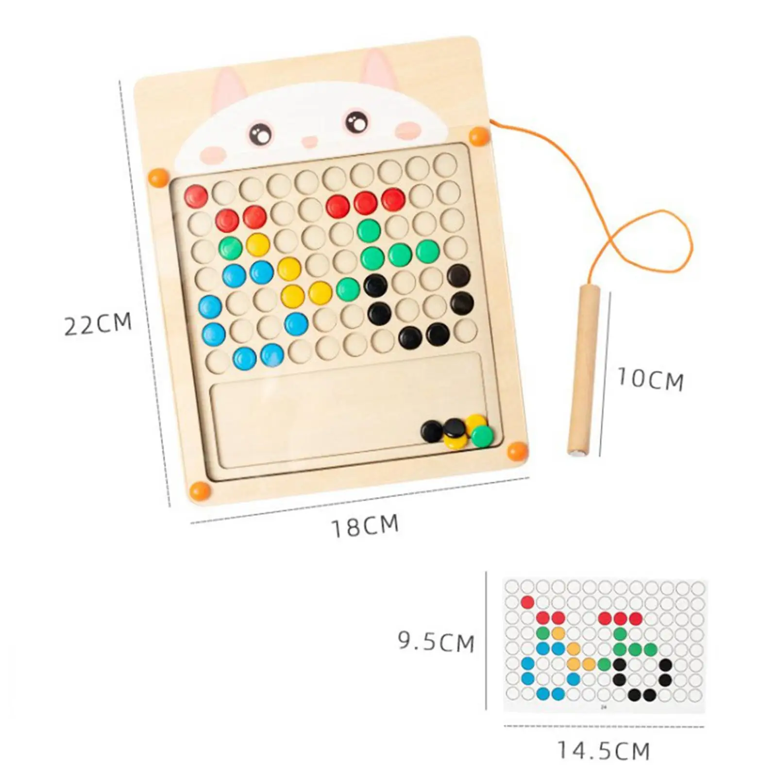 Magnetic Drawing Board Preschool Educational Toys Creative Painting Board for Preschool 3+ Years Old Boys Girls Kids Game Prizes