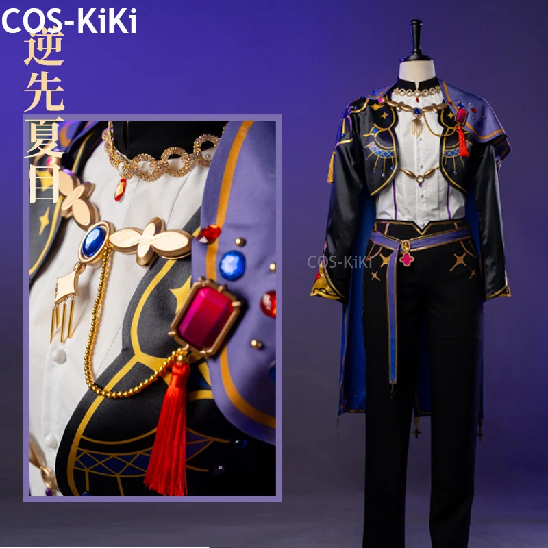 COS-KiKi Ensemble Stars 2 Sakasaki Natsume Personal Clothing Game Suit Handsome Cosplay Costume Halloween Party Role Play Outfit