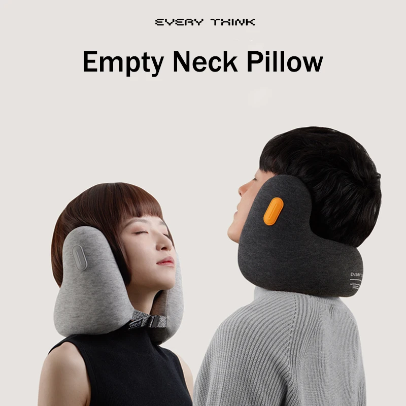 U Shaped Noise Reduction 30Db Neck Pillows Noise Cancelling Pillow Travel Sleep Pillow Cervical Healthcare Soft Neck Support