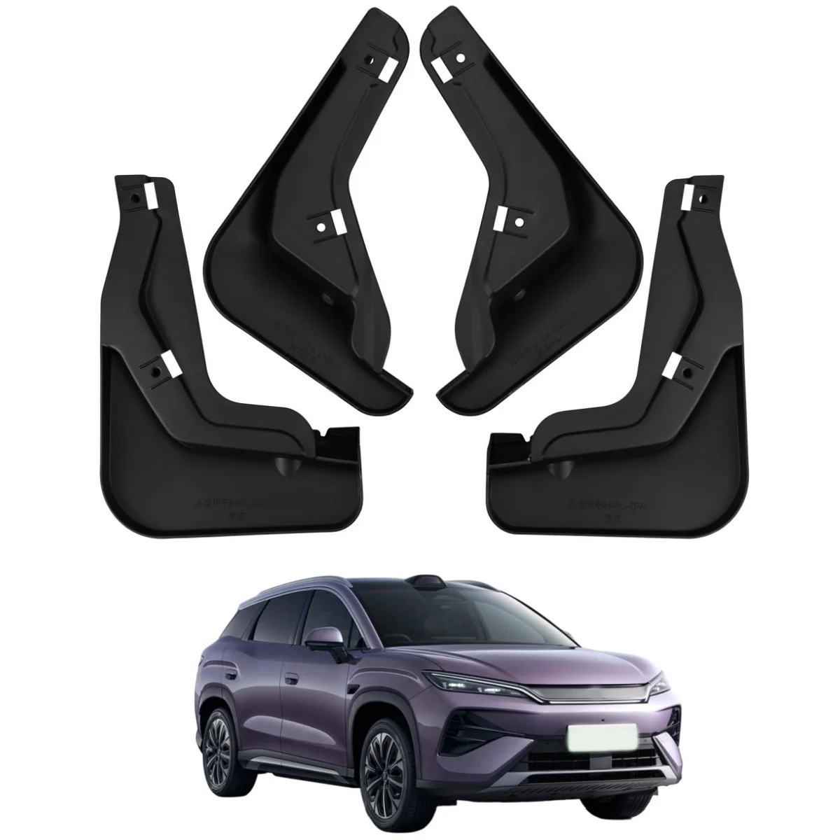Car Tire Fender Splash Guard Mudguards For BYD Song Ultra EV 2025 2026 Front and Rear Fender Car Mudflap Auto Accessories
