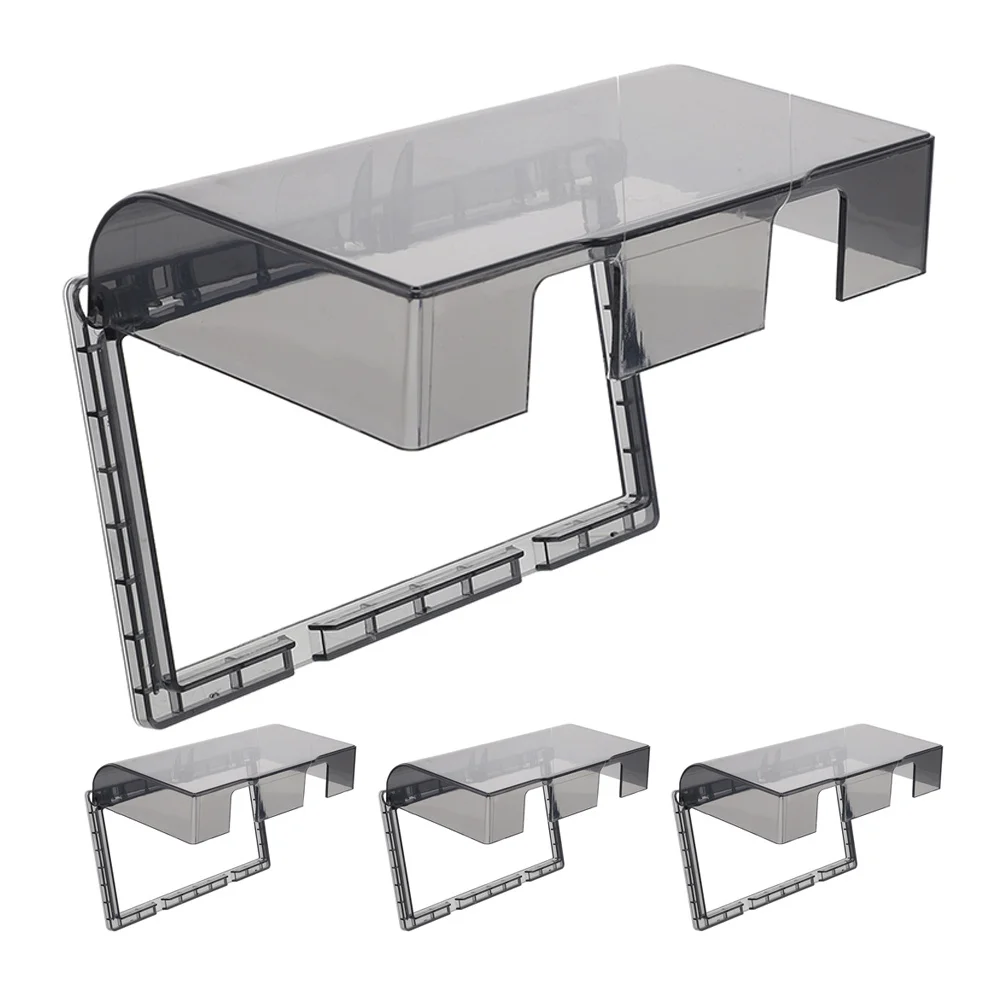 

4Pcs Waterproof Acrylic Outlet Covers Practical Socket Protector Splash-Proof Bathroom Wall Plug Box Adhesive Electrical Panel