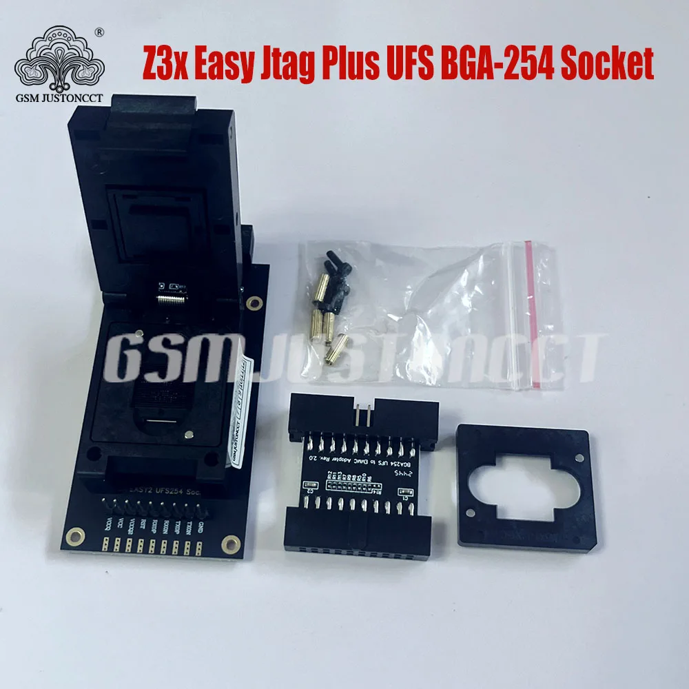 

Новый ОРИГИНАЛЬНЫЙ адаптер Easy-Jtag Plus UFS BGA254 Socket/EMMC 254 (EMMC + UFS 2 в 1) для EASY JTAG PLUS BOX Work