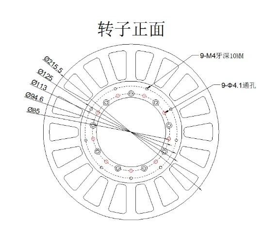 10Nm large permanent magnet brushless DC motor 20310, 54N60P hollow shaft ultra-thin low-speed torque motor